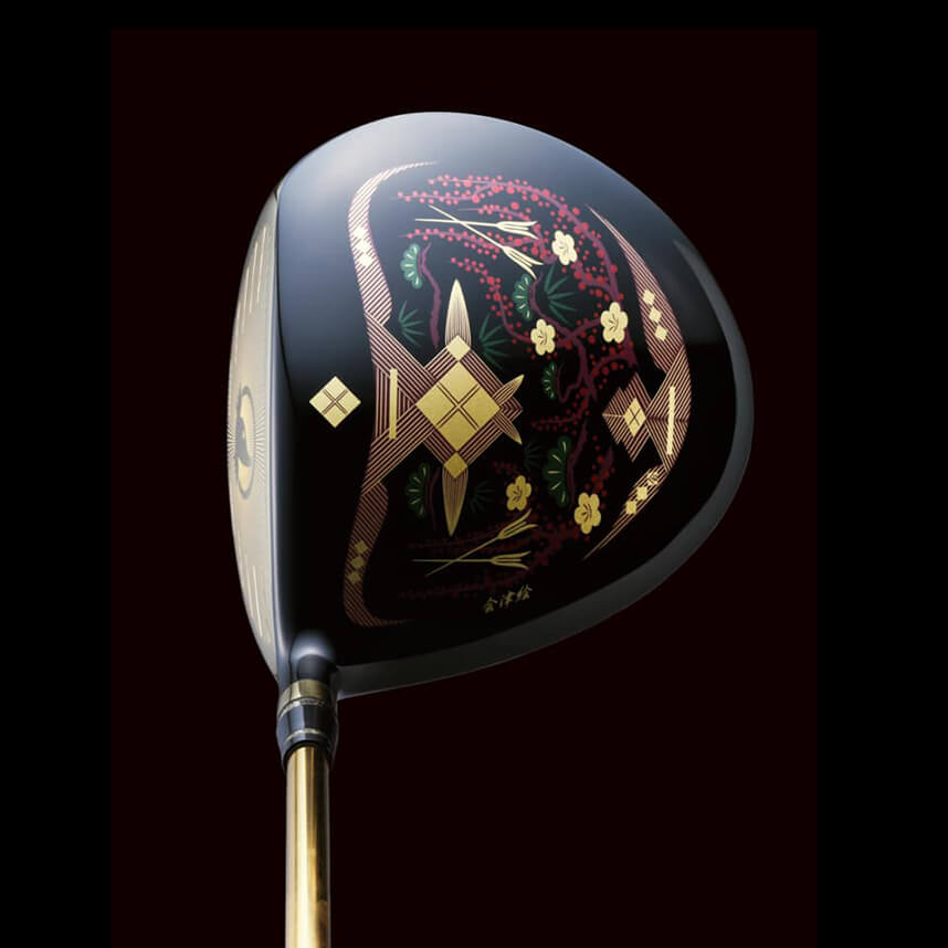 Honma Golf  The Beres Aizu Themed 5-Way Embroidered Soft Pink and