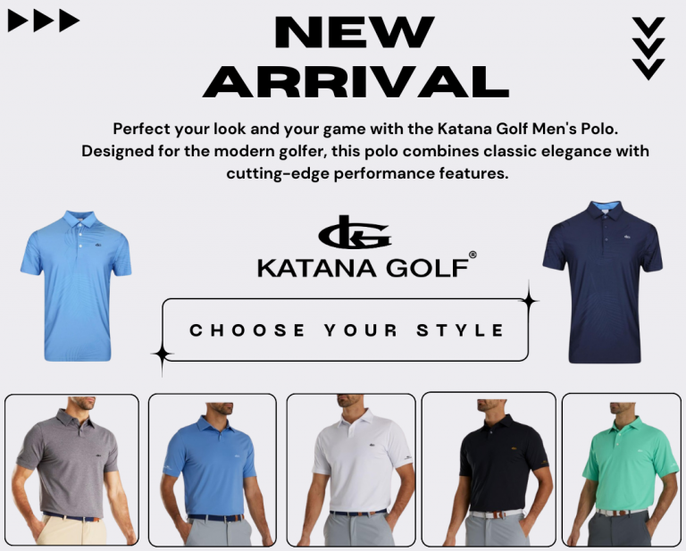 Master Your Swing with our New Arrival Katana Golf Polo