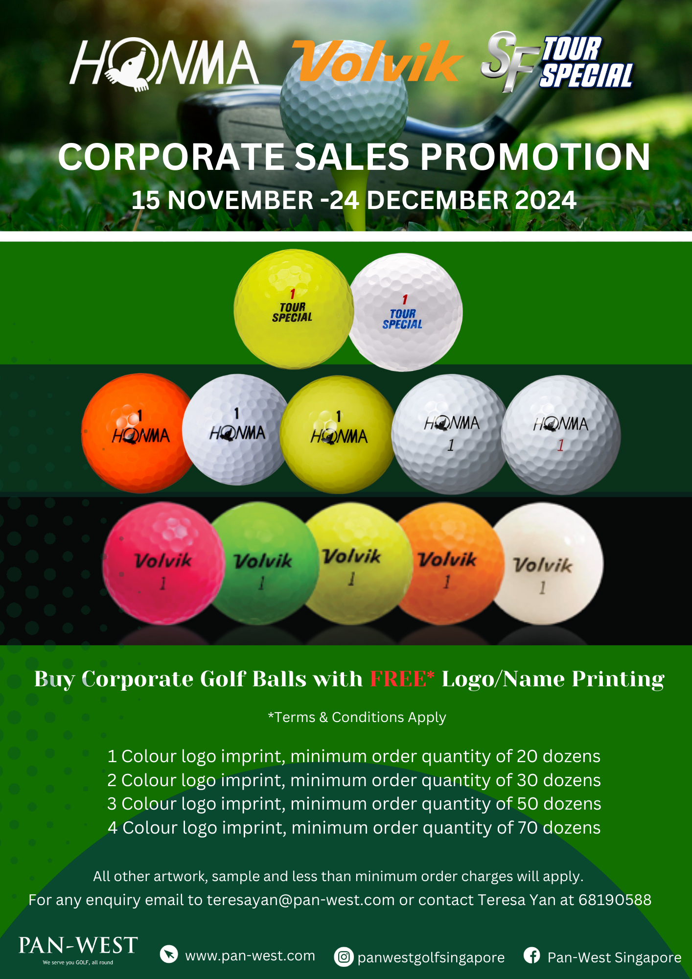 🏌️ Corporate Sales Promotion Alert! 🏌️